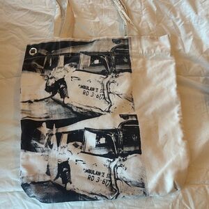 Calvin Klein 205W39NYC White Ambulance Disaster Tote